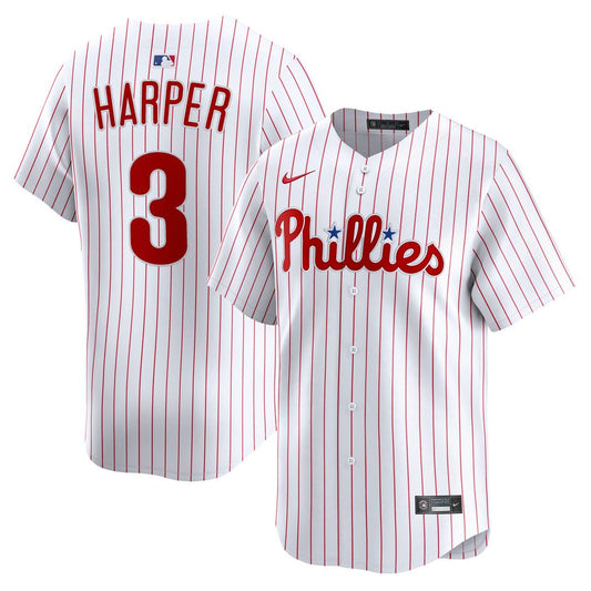 Philadelphia Phillies Bryce Harper Nike Home Limited Player Jersey - White