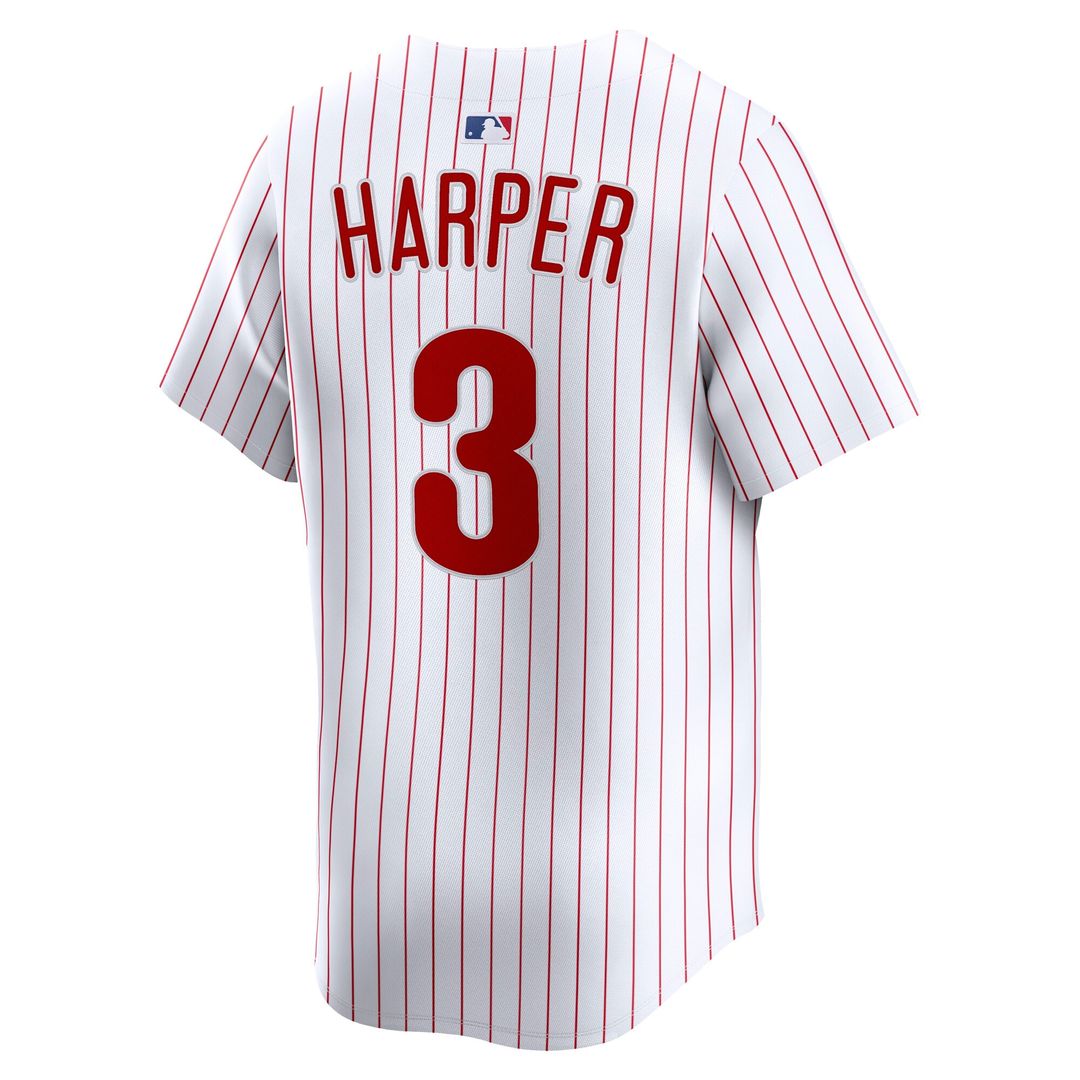Philadelphia Phillies Bryce Harper Nike Home Limited Player Jersey - White