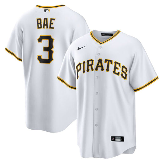 Pittsburgh Pirates Ji - Hwan Bae Nike Replica Player Jersey - White