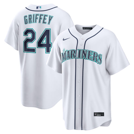 Seattle Mariners Ken Griffey Jr. Nike Home Replica Jersey - White