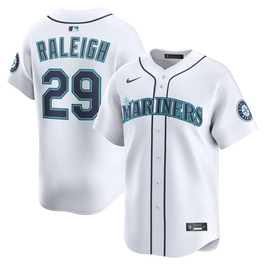 Seattle Mariners Cal Raleigh Nike Home Limited Player Jersey - White
