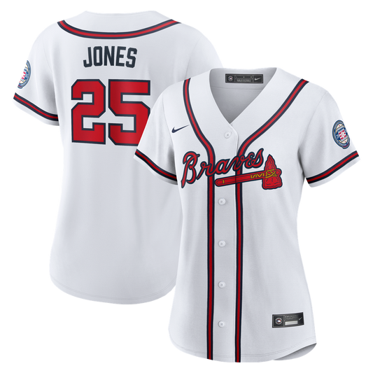Atlanta Braves Andruw Jones Nike Women's 2026 Baseball Hall of Fame Retired Player Replica Jersey - White