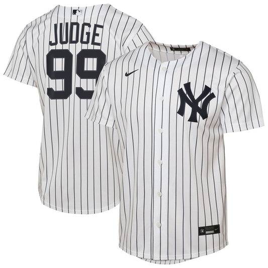 New York Yankees Aaron Judge Nike Youth Home Replica Player Jersey - White