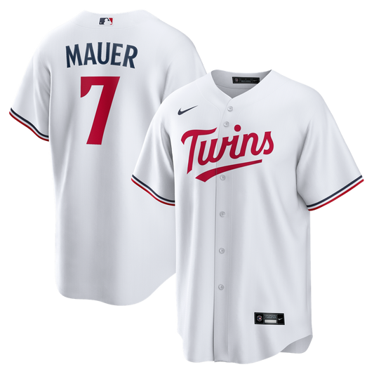 Minnesota Twins Joe Mauer Nike Home Retired Player Replica Jersey - White