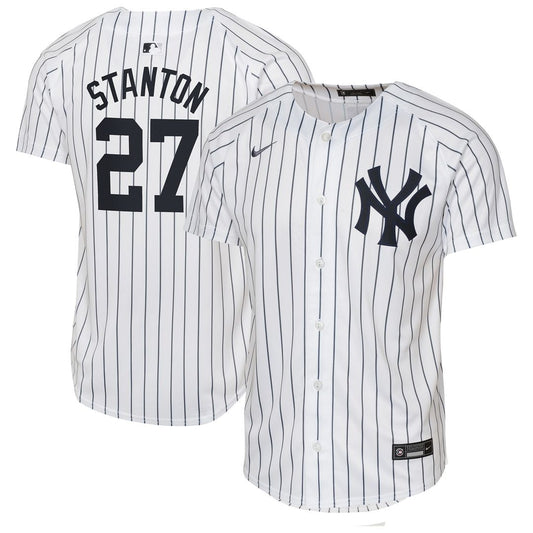 New York Yankees Giancarlo Stanton Nike Youth Home Limited Player Jersey - White