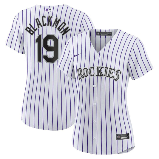 Colorado Rockies Charlie Blackmon Nike Women's Home Replica Player Jersey - White