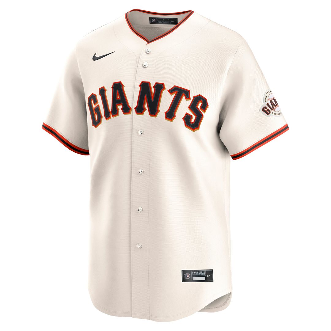 San Francisco Giants Willy Adames Nike Home Limited Player Jersey - Cream
