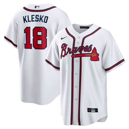 Atlanta Braves Ryan Klesko Nike Home Retired Player Replica Jersey - White