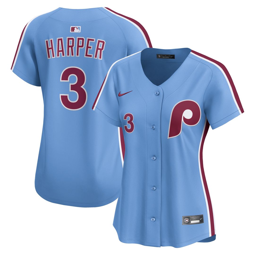 Philadelphia Phillies Bryce Harper Nike Women's Home Limited Player Jersey - White