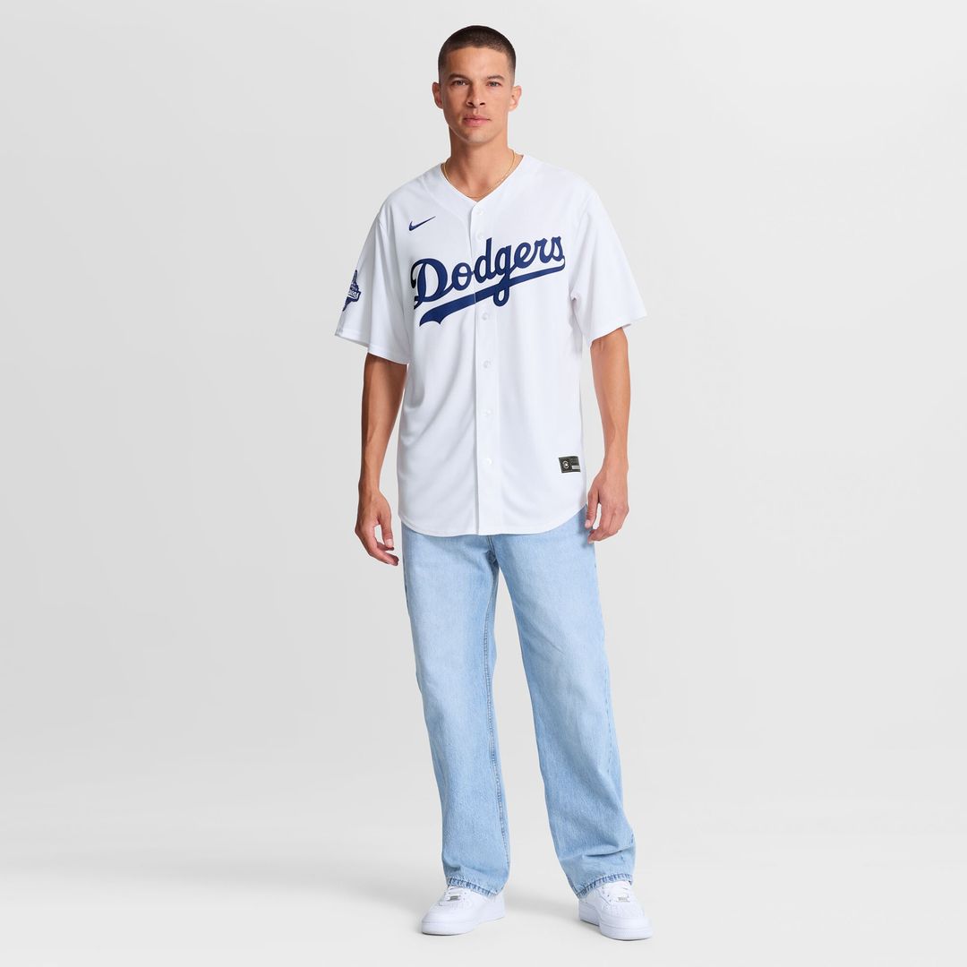 Los Angeles Dodgers Freddie Freeman Nike Home 2025 World Series Champions Replica Jersey - White