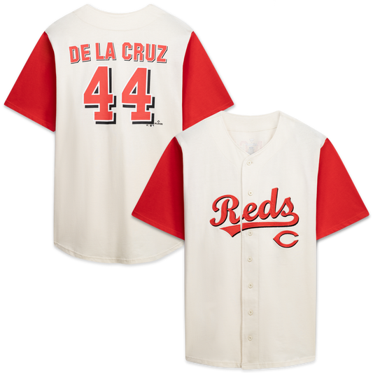 Cincinnati Reds Profile Big & Tall Two - Color Fashion Jersey - Cream/Red