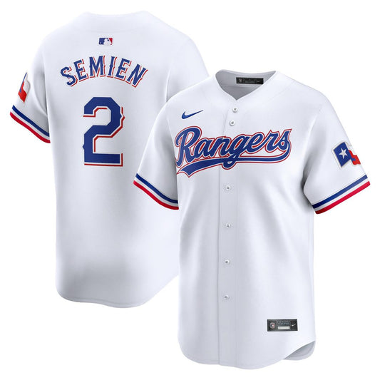 Texas Rangers Marcus Semien Nike Home Limited Player Jersey - White