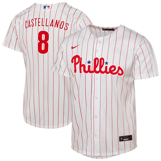 Philadelphia Phillies Nick Castellanos Nike Youth Home Replica Player Jersey - White