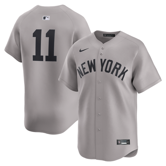 New York Yankees Anthony Volpe Nike Road Limited Player Jersey - Gray