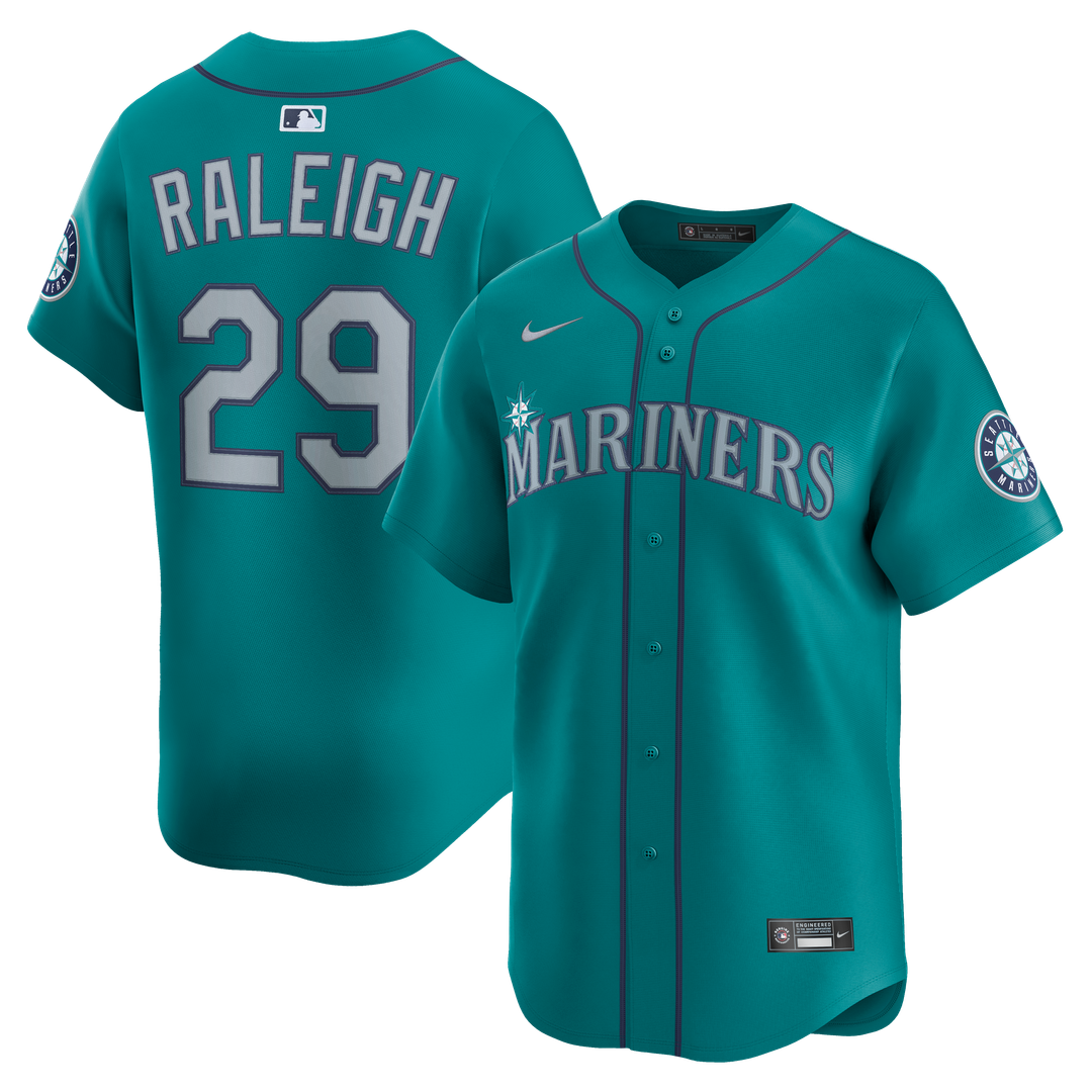 Seattle Mariners Cal Raleigh Nike Home Limited Player Jersey - White
