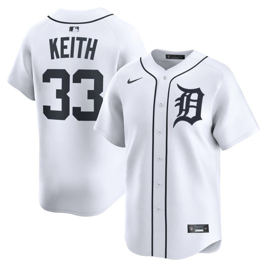 Detroit Tigers Colt Keith Nike Home Limited Player Jersey - White