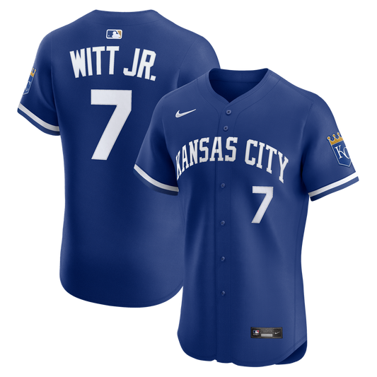Kansas City Royals Bobby Witt Jr. Nike Alternate 2 Elite Player Jersey - Royal