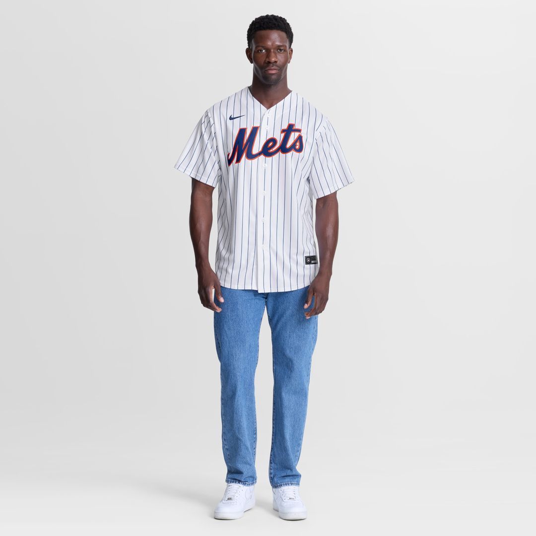 New York Mets Carson Benge Nike Home Replica Jersey - White