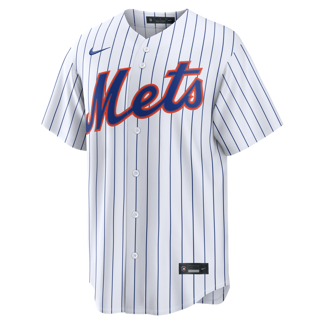 New York Mets Francisco Lindor Nike Home Replica Jersey - White