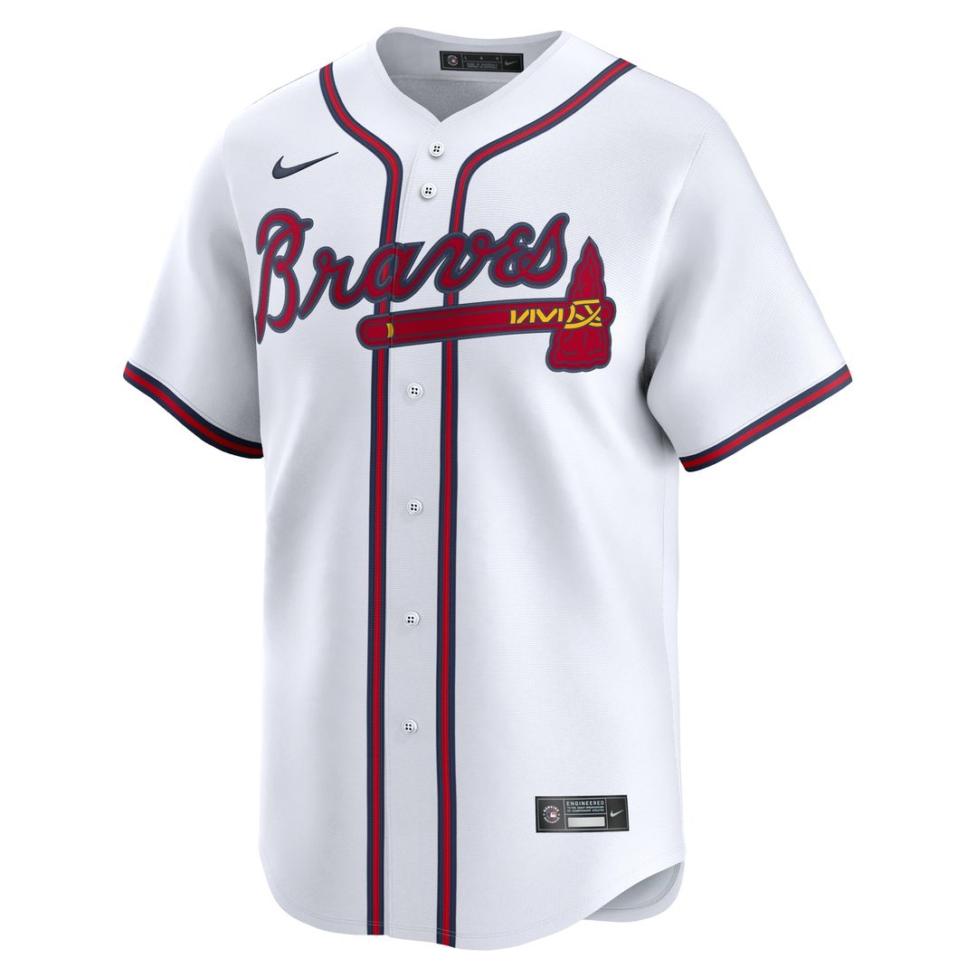 Atlanta Braves Deion Sanders Nike Limited Player Jersey - White