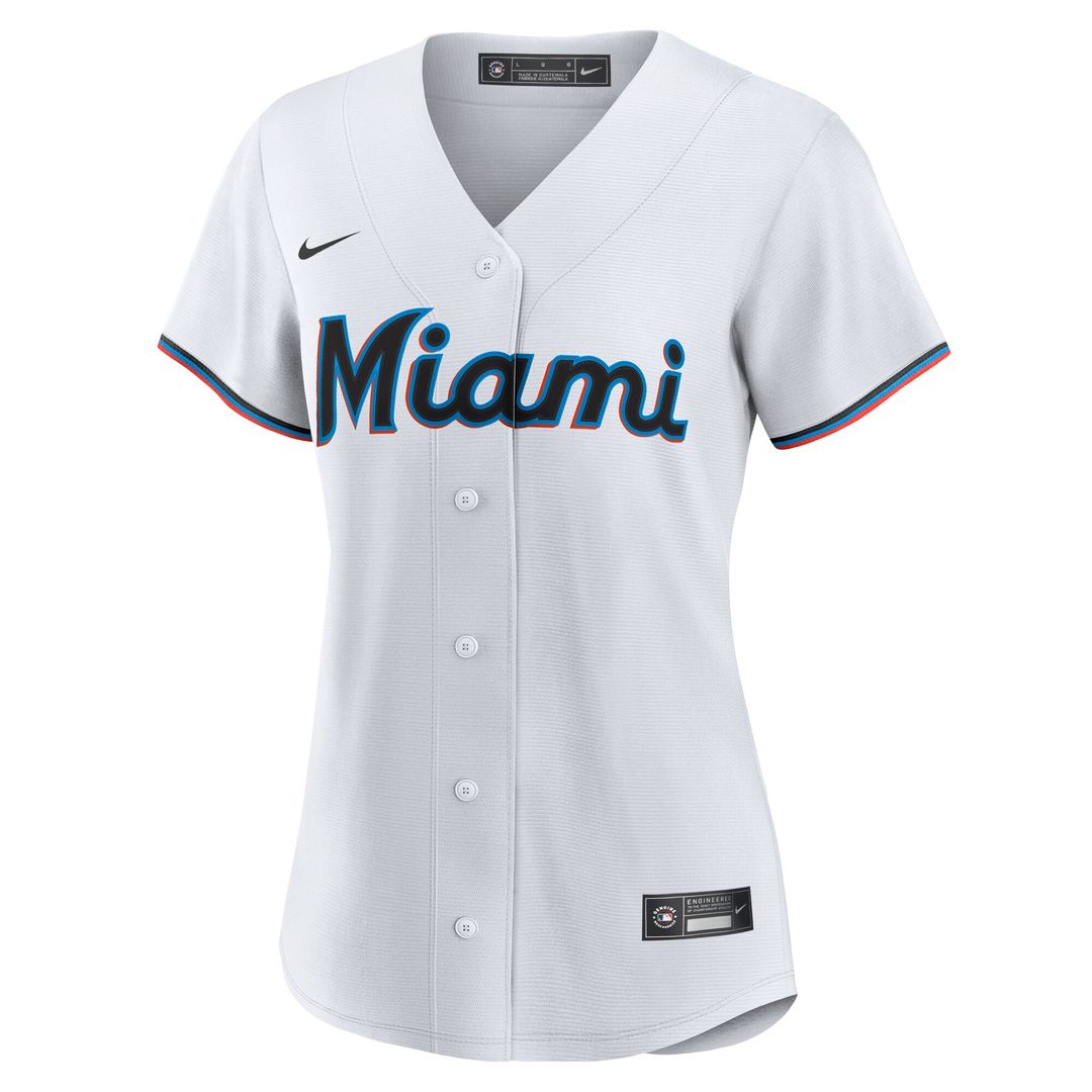 Miami Marlins Connor Norby Nike Women's Home Replica Jersey - White
