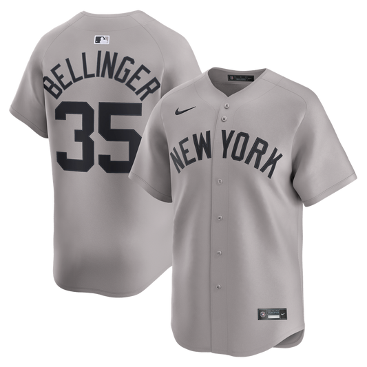 New York Yankees Cody Bellinger Nike Road Limited Player Jersey - Gray