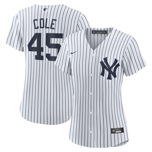New York Yankees Gerrit Cole Nike Women's Home Replica Player Jersey - White