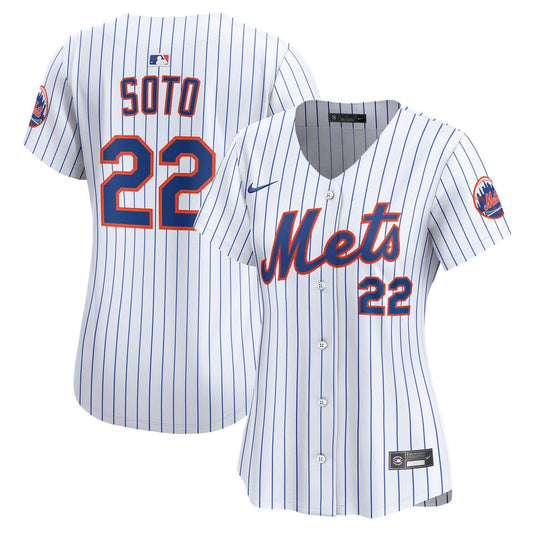 New York Mets Juan Soto Nike Women's Home Limited Jersey - White