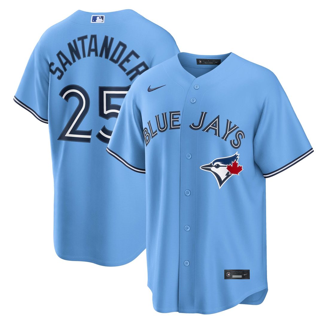 Toronto Blue Jays Anthony Santander Nike Road Replica Jersey - Gray