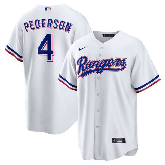 Texas Rangers Joc Pederson Nike Youth Home Replica Jersey - White