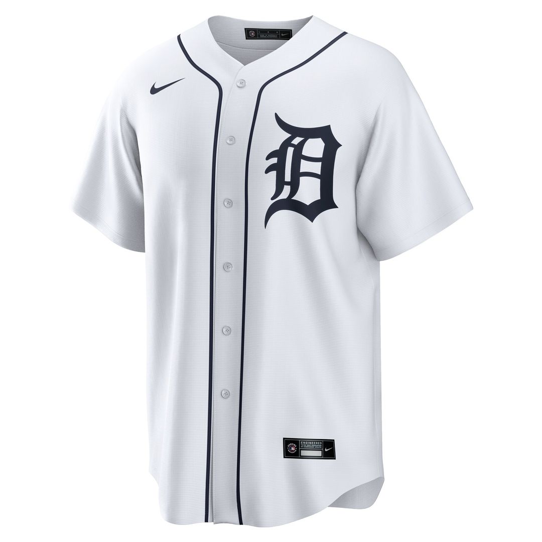 Detroit Tigers Jake Rogers Nike Home Replica Jersey - White
