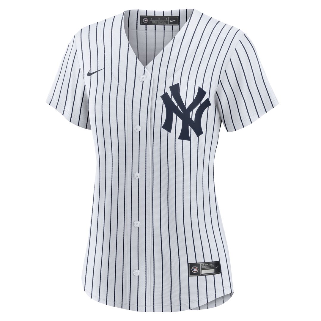 New York Yankees Derek Jeter Nike Women's Home Replica Player Jersey - White/Navy